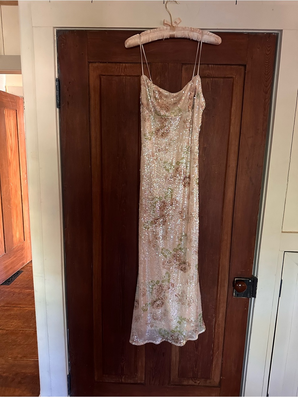 Bardot Adoni Sequin Maxi dress from Anthropologie